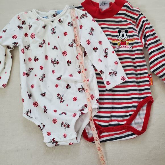 Vintage Mickey & Minnie Romper Bundle 9-12 months - Picture 5 of 6